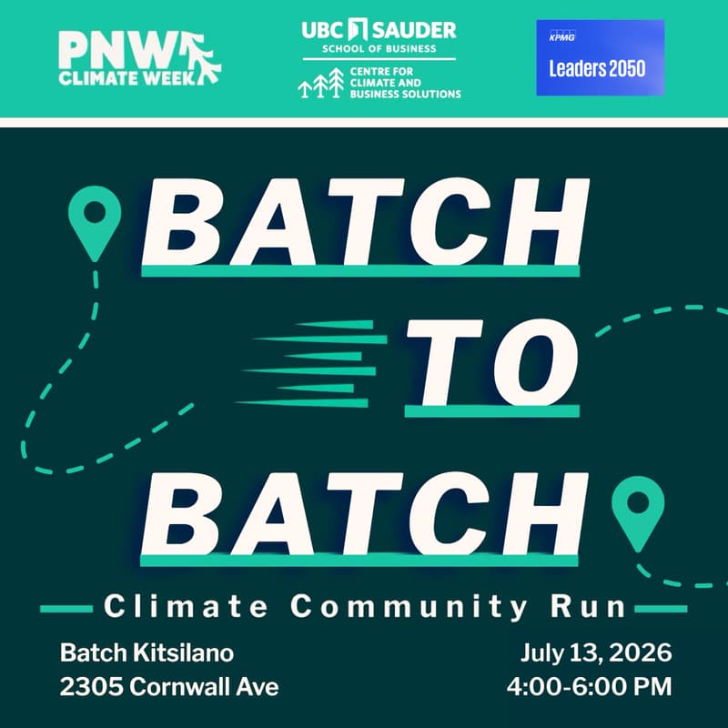 Cover Image for Batch to Batch: Climate Community Run