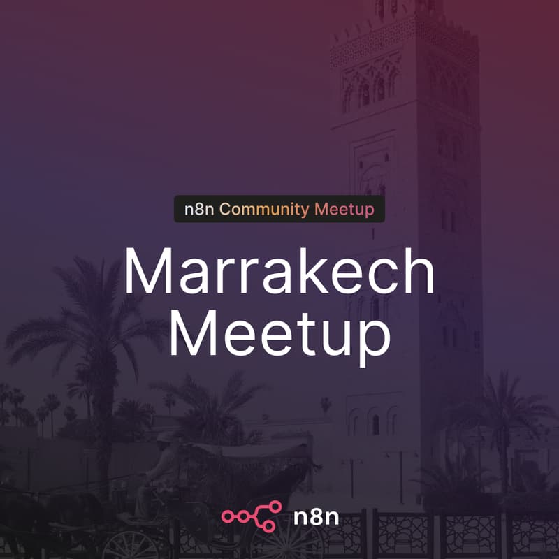 Cover Image for n8n Marrakech Kickoff Meetup