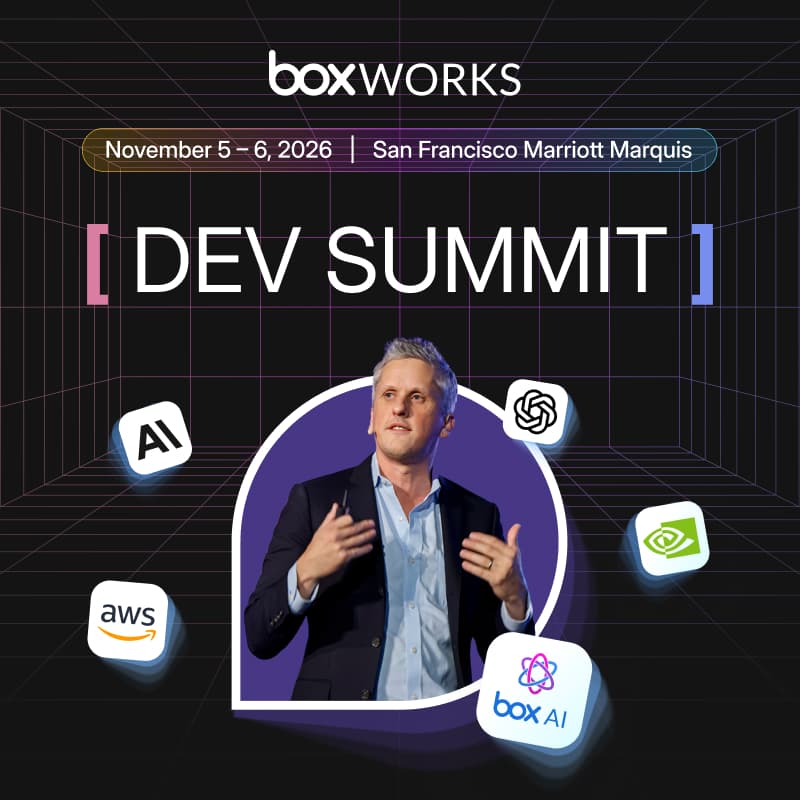Cover Image for BoxWorks Dev Summit 2026
