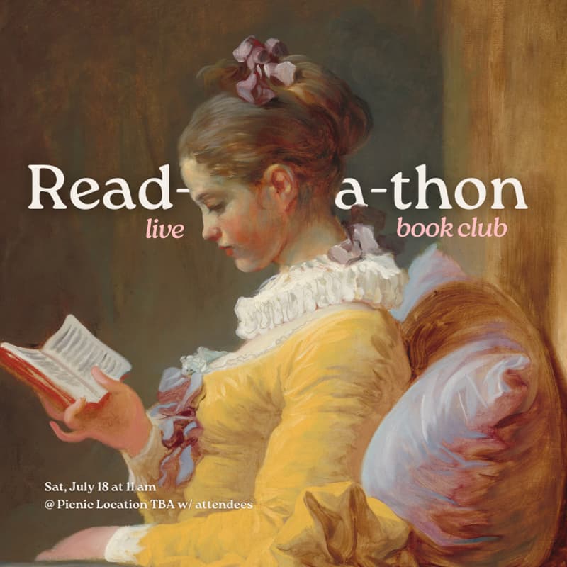 Cover Image for Read-a-thon: Live Book Club