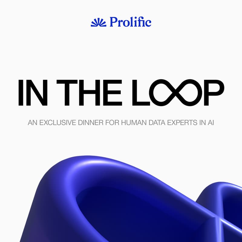 Cover Image for In the Loop SF: A Private Dinner for AI & Human Data Leaders