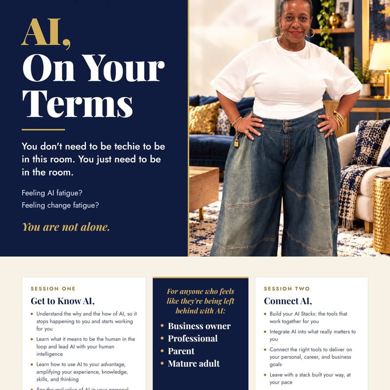 Cover Image for AI, On Your Terms (Session 1)