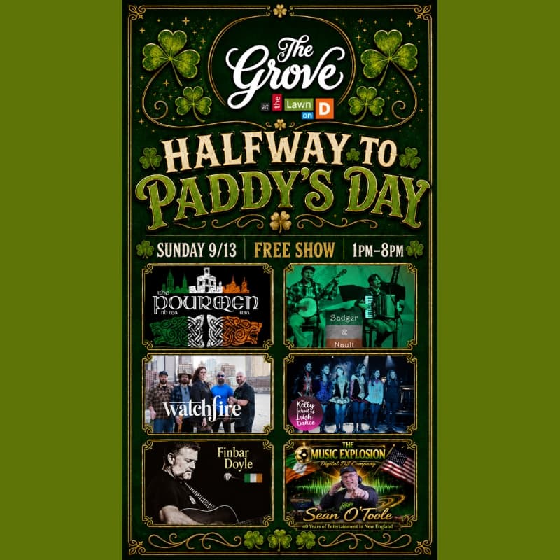 Cover Image for Half Way to St Paddys Day at The Grove at Lawn on D