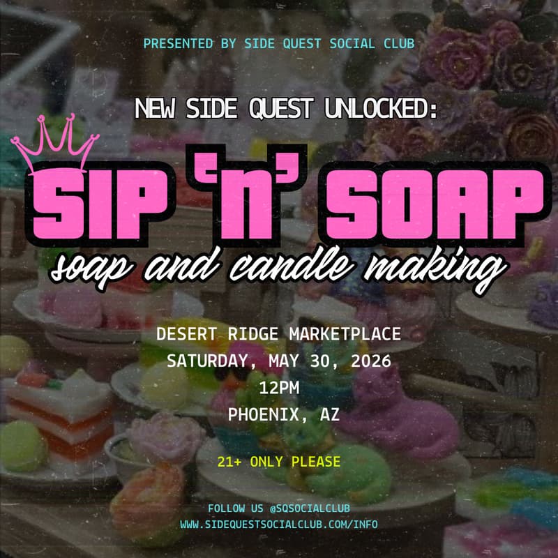 Cover Image for Sip 'n' Soap 🧼🕯️