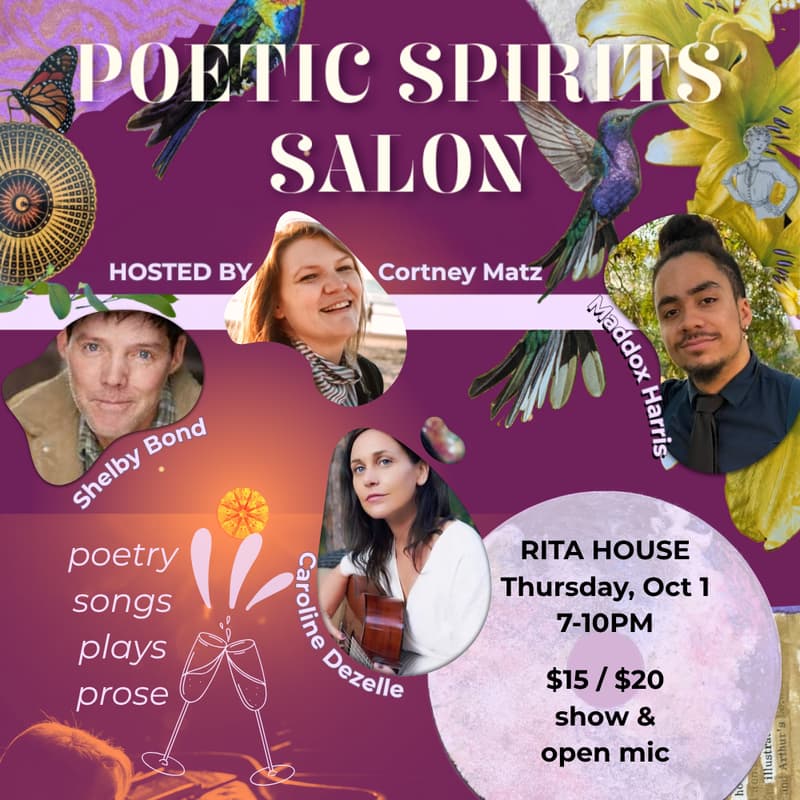 Cover Image for POETIC SPIRITS ~ Monthly Salon
