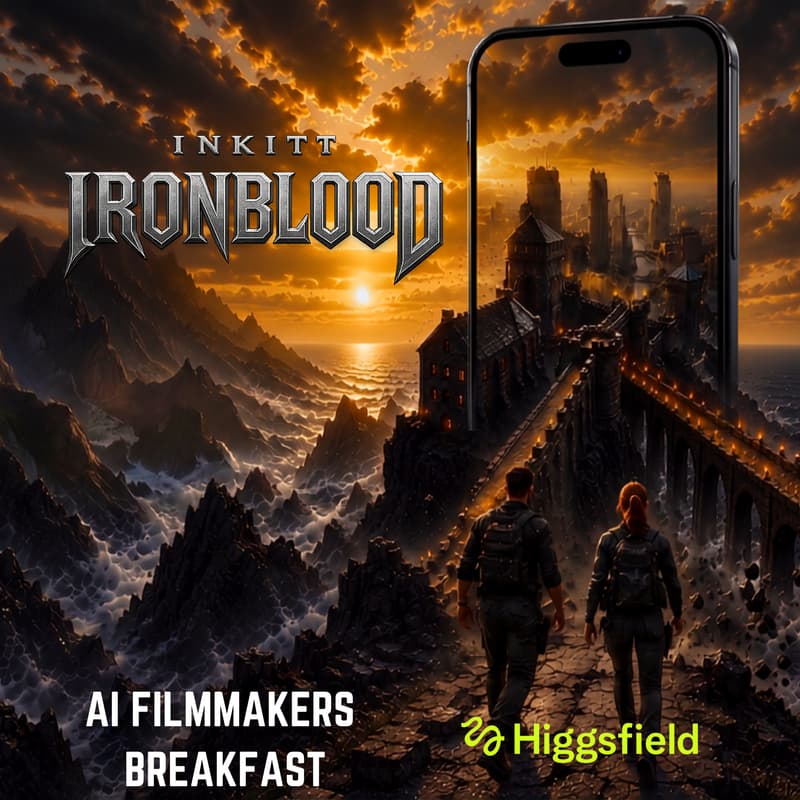 Cover Image for Inkitt Ironblood & Higgsfield AI Present: AI Filmmakers Breakfast