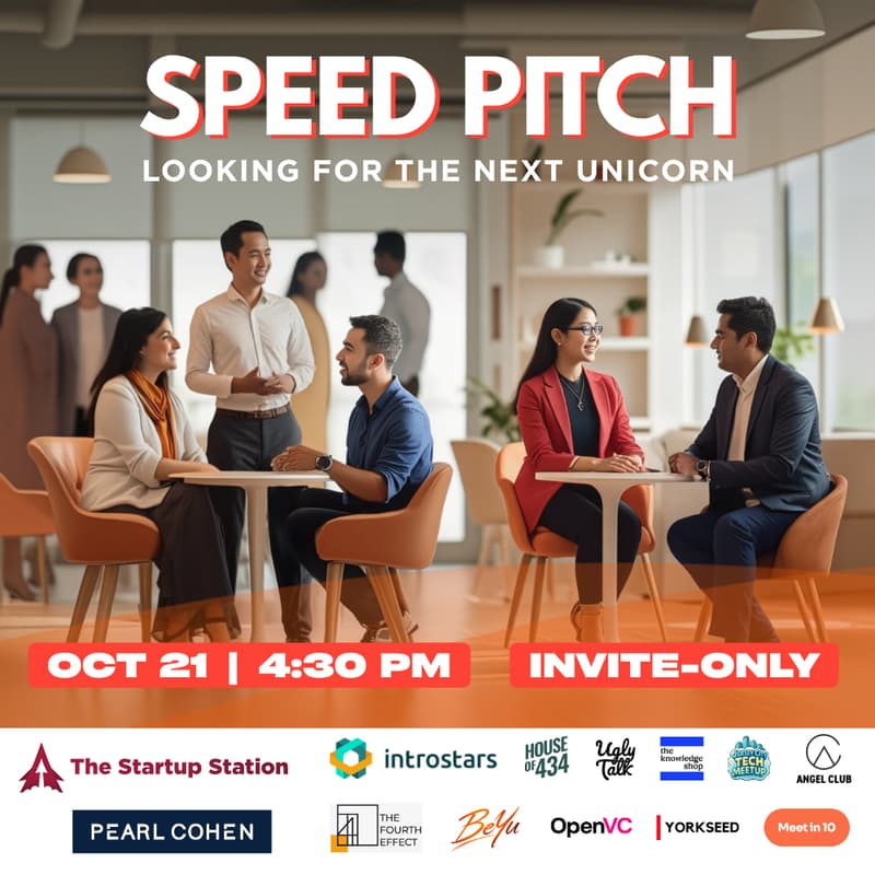 Cover Image for Speed Pitch: Guaranteed 1:1 Meetings With Investors