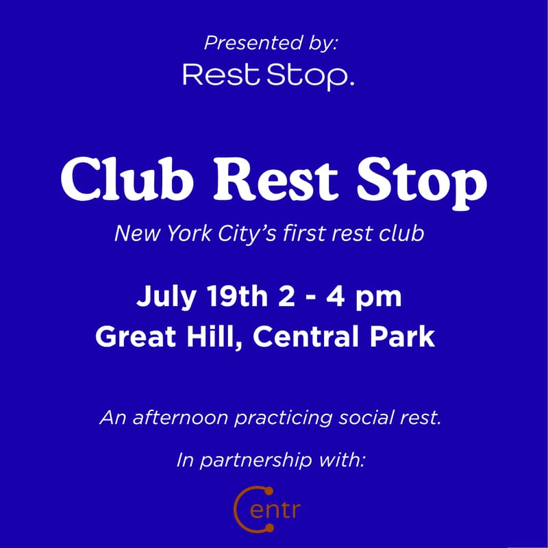 Cover Image for Club Rest Stop: Social Rest