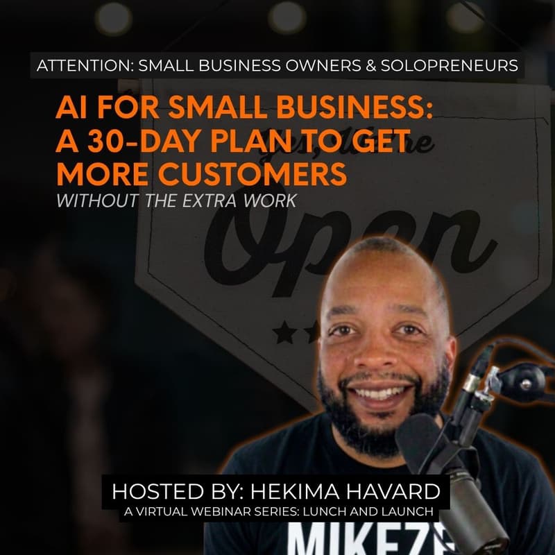 Cover Image for AI for Small Business: A 30-Day Plan to Get More Customers — Without the Extra Work