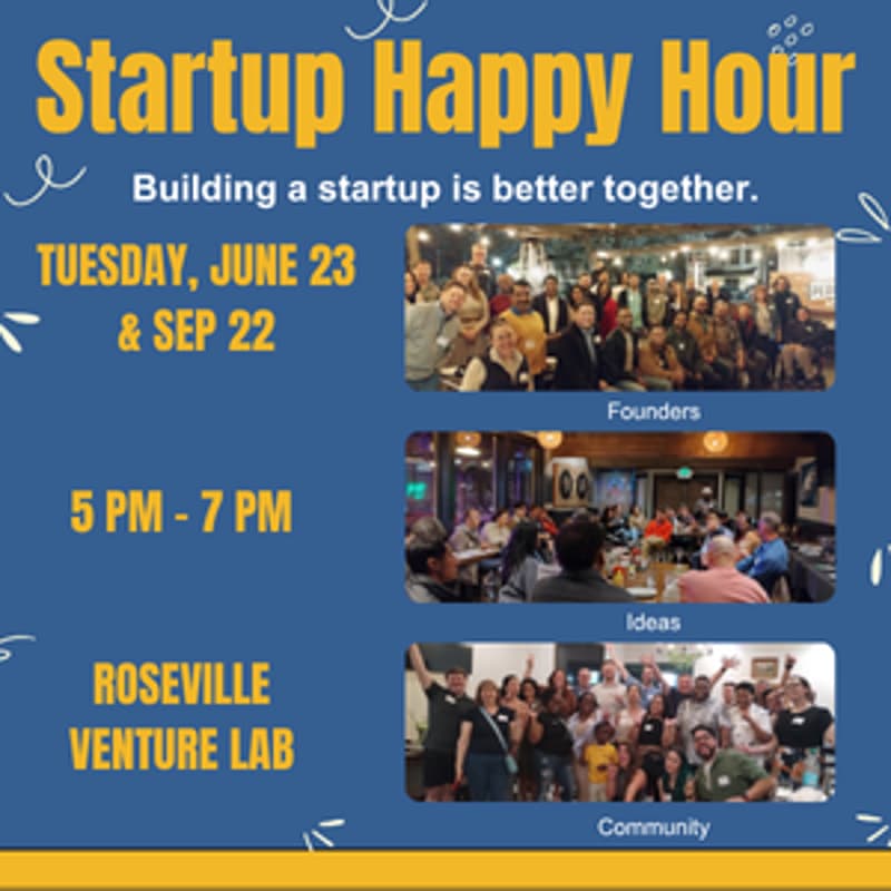 Cover Image for Start Up Sac Happy Hour Event 5:00 - 7:00pm