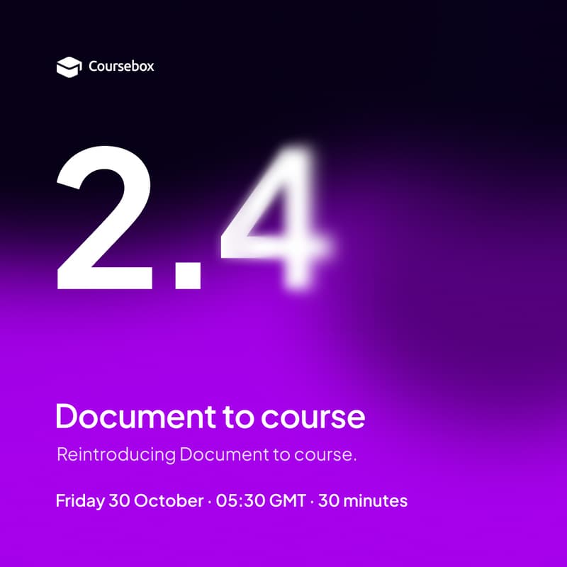 Cover Image for Build session: Reintroducing Document to course