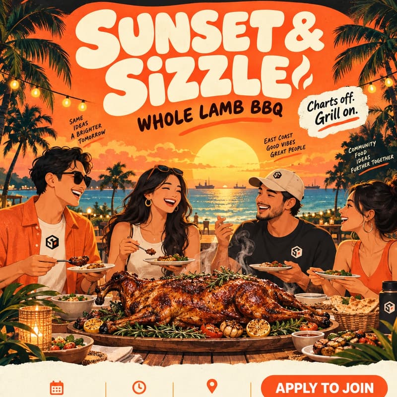 Cover Image for SosoValue Sunset & Sizzle 海边烤全羊之夜
