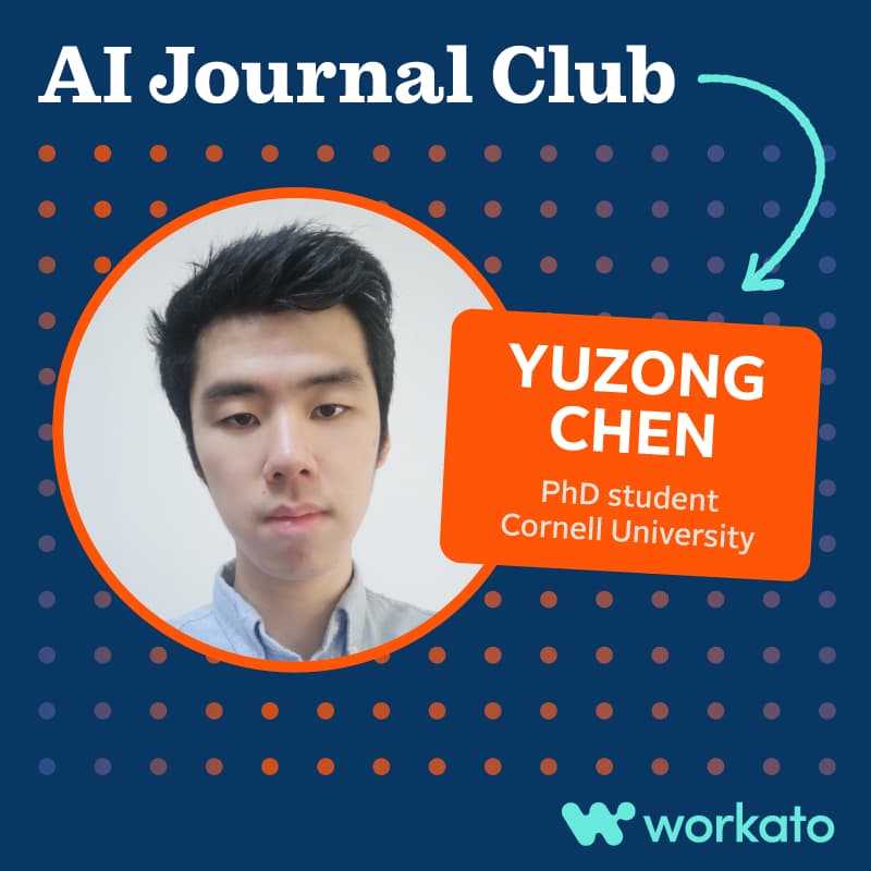 Cover Image for AI Journal Club ft. Yuzong Chen (Cornell PhD Research)