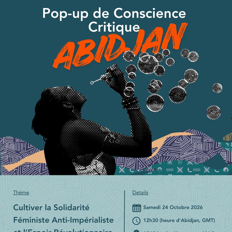 Cover Image for Critical Consciousness Pop up Abidjan/