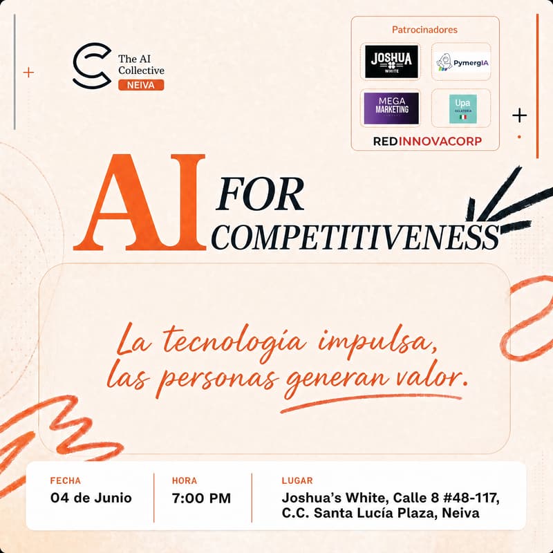Cover Image for The AI Collective Neiva | Humans in AI Week | AI para la competitividad