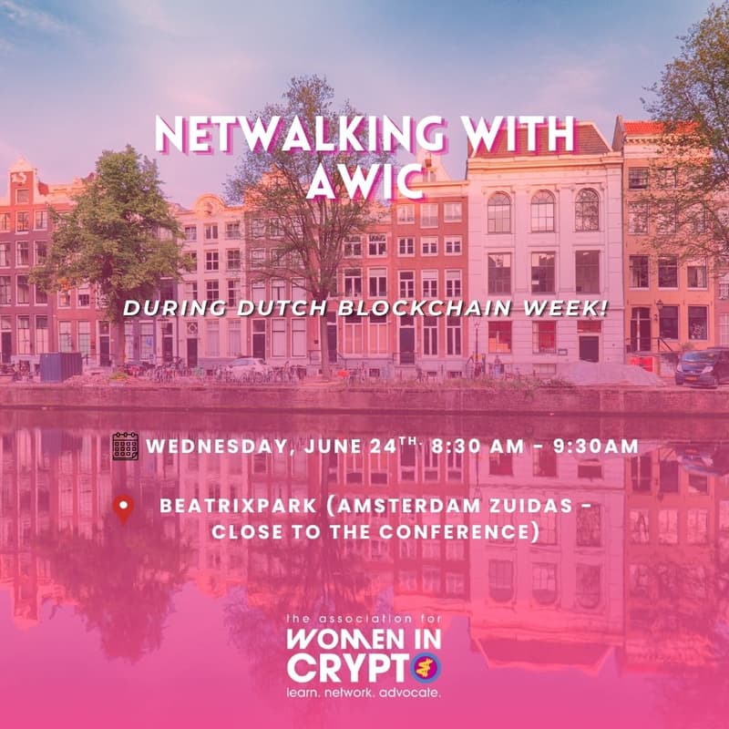 Cover Image for AWIC Netwalking at Dutch Blockchain Week