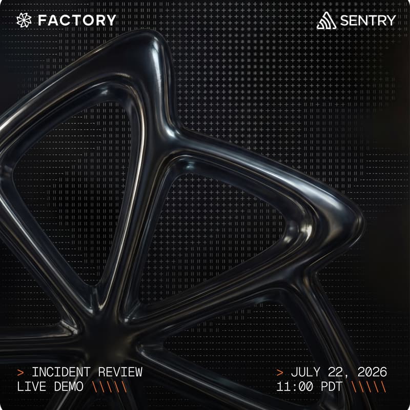 Cover Image for Incident Review with Factory & Sentry