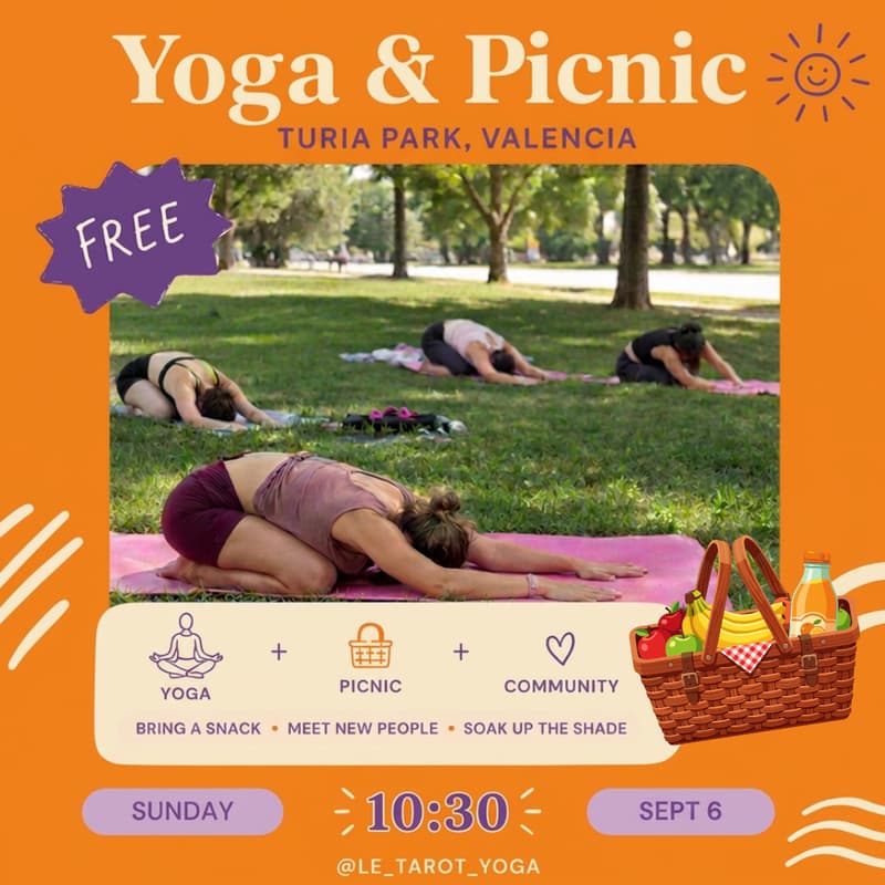 Cover Image for Free Community Yoga & Picnic in Turia Park 🌴