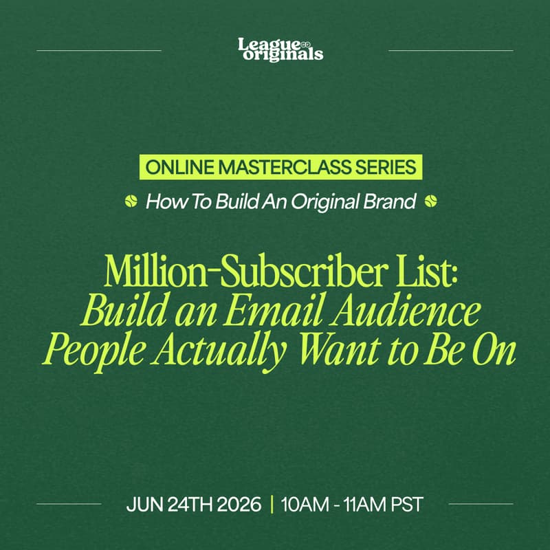 Cover Image for Million-Subscriber List: Build an Email Audience People Actually Want to Be On