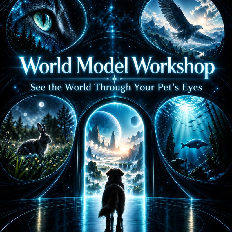 Cover Image for World Model Workshop: See the World Through Your Pet’s Eyes