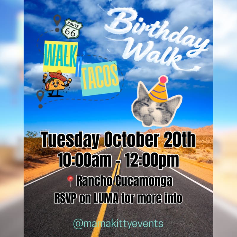 Cover Image for Walk N' Tacos Birthday🥳🎂