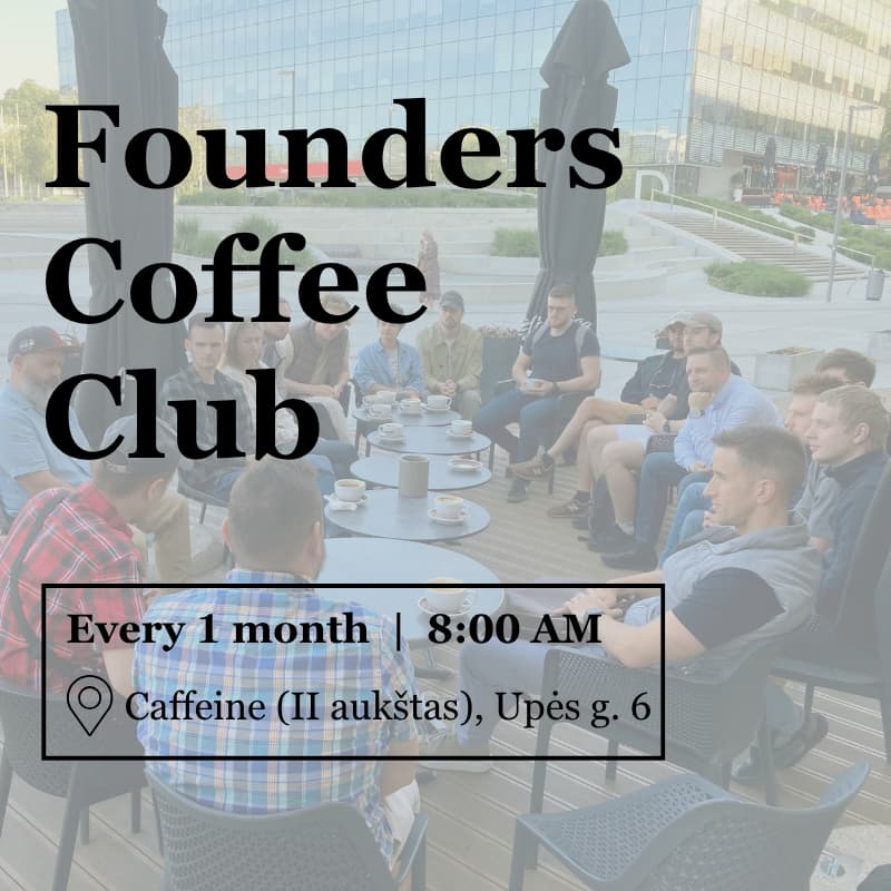 Cover Image for Vilnius Founders Coffee Club