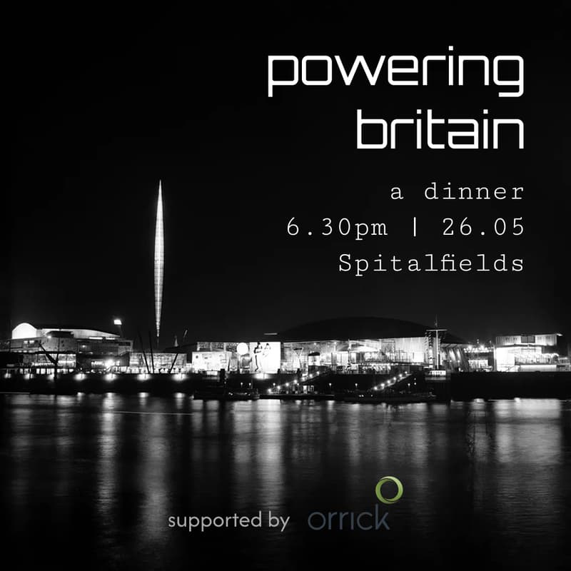 Cover Image for Frontier Dinners: Powering Britain
