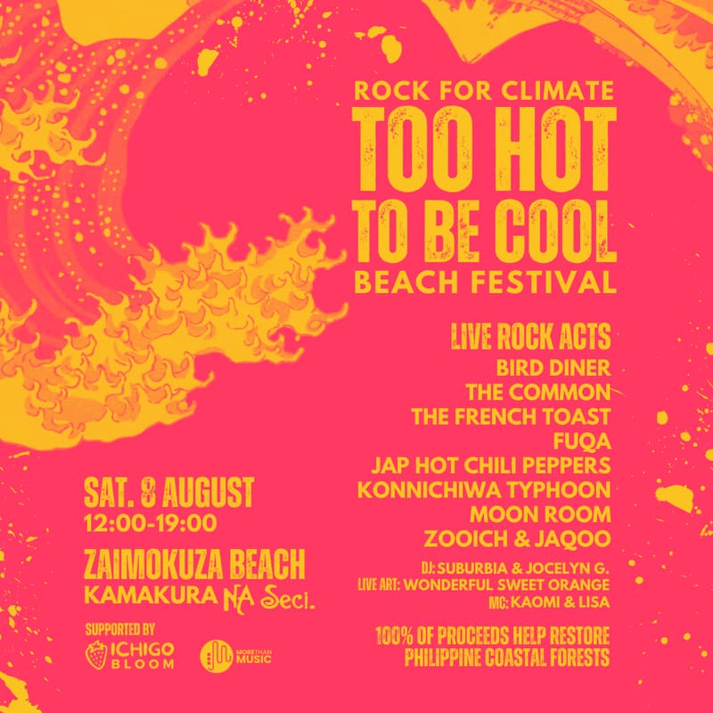 Cover Image for Too Hot to Be Cool Beach Festival | Rock for Climate