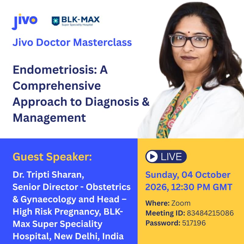 Cover Image for Jivo Masterclass | Endometriosis: A Comprehensive Approach to Diagnosis & Management