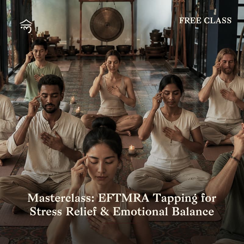 Cover Image for FREE Masterclass: EFTMRA Tapping for Stress Relief & Emotional Balance