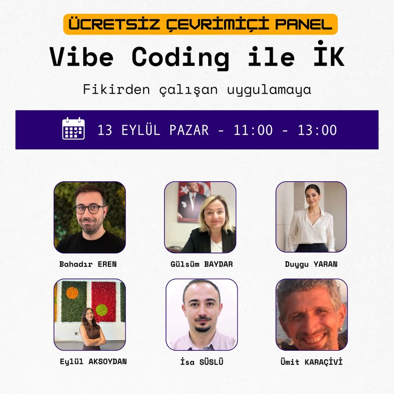 Cover Image for Vibe Coding ile İK: Fikirden çalışan uygulamaya