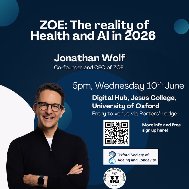 Cover Image for Jonathan Wolf - ZOE: The reality of Health and AI in 2026