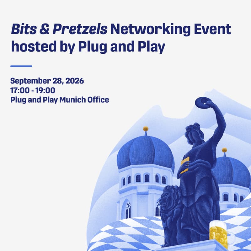 Cover Image for Bits and Pretzels Networking Event hosted by Plug and Play