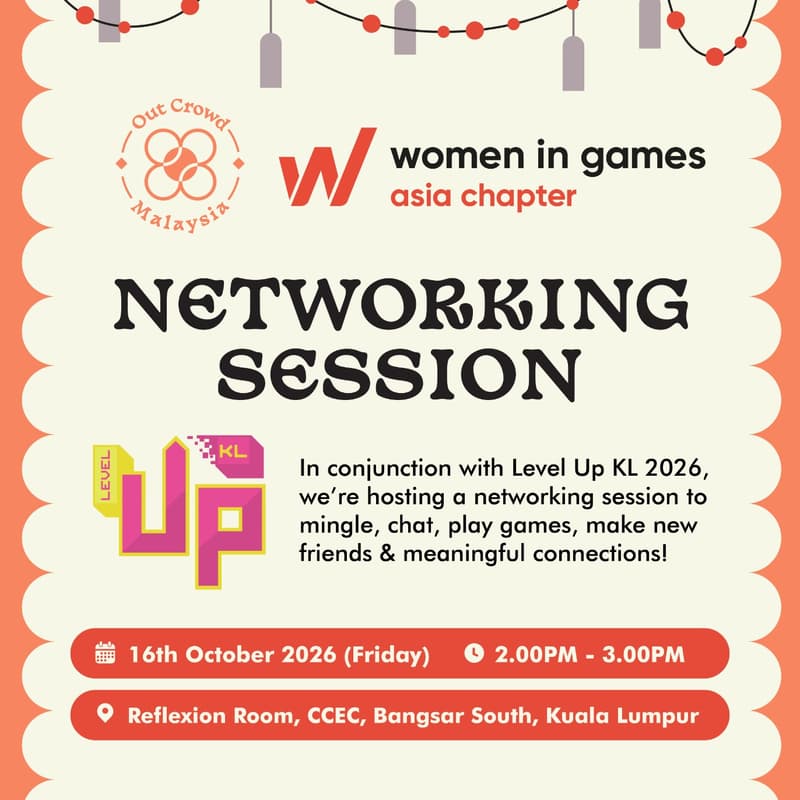 Cover Image for OutCrowd MY x Women in Games Asia (WIGA) Networking Session