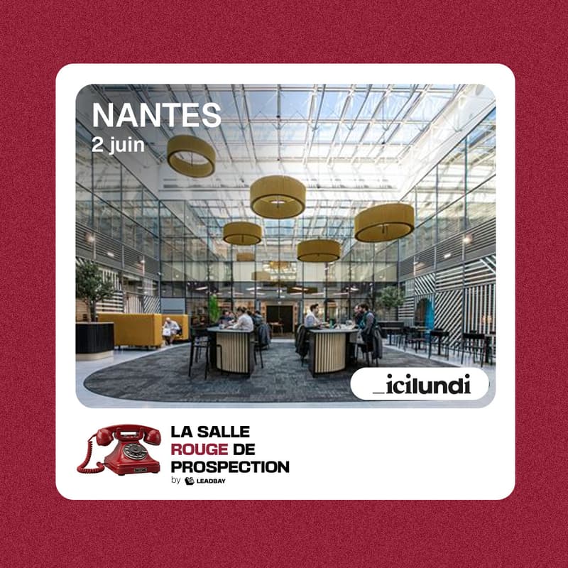 Cover Image for ☎️ La salle Rouge de prospection - Nantes