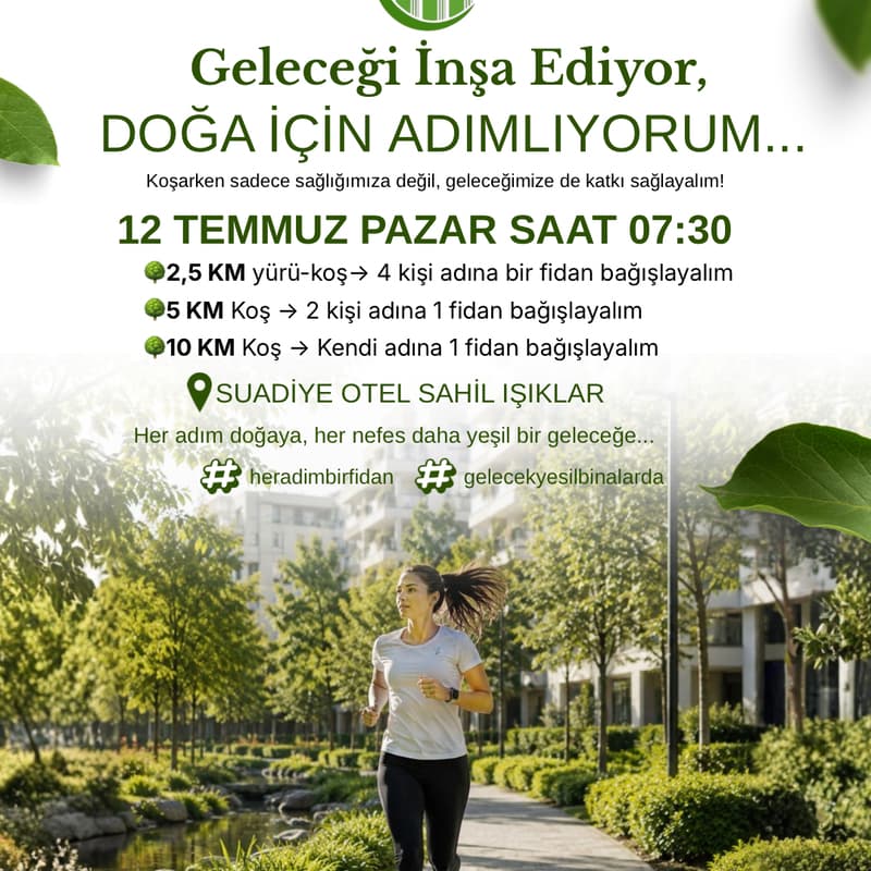 Cover Image for Yeşil Adımlar: İklim Krizi & Yeşil Binalar Farkındalık Koşusu
