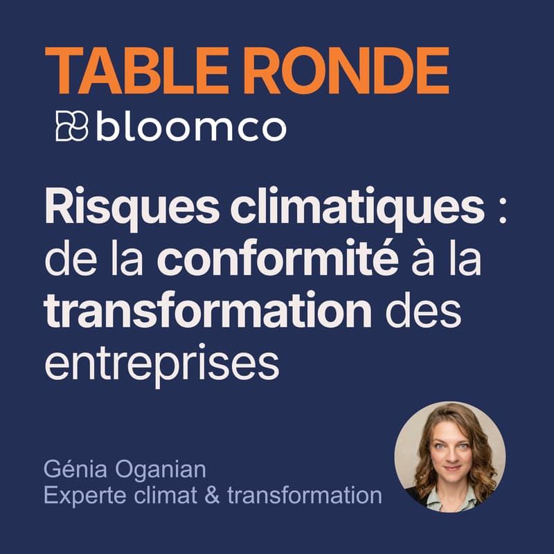 Cover Image for Table ronde - Risques climatiques : de la conformité à la transformation des entreprises