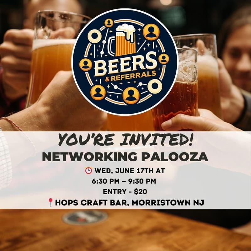 Cover Image for Beers and Referrals NETWORKING PALOOZA June 2026
