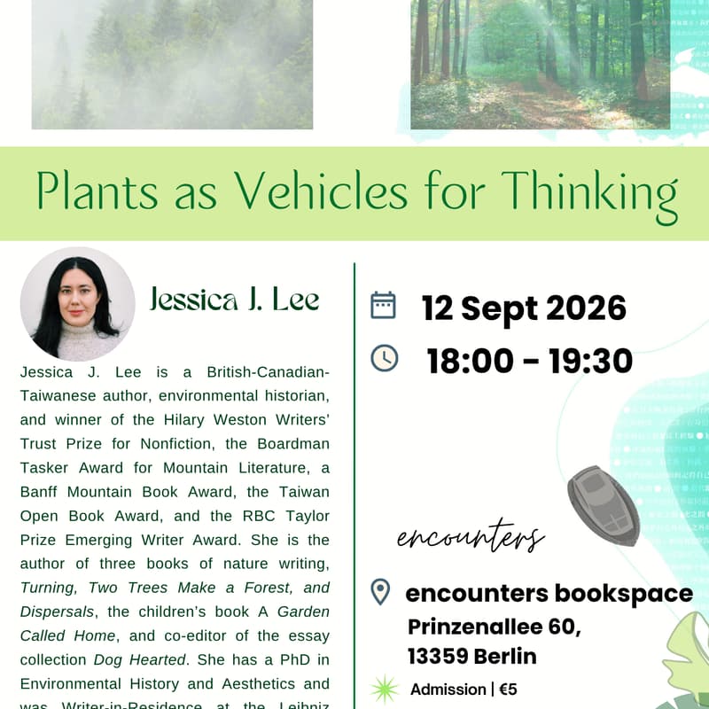 Cover Image for TALK | Jessica J. Lee: Plants as Vehicles for Thinking
