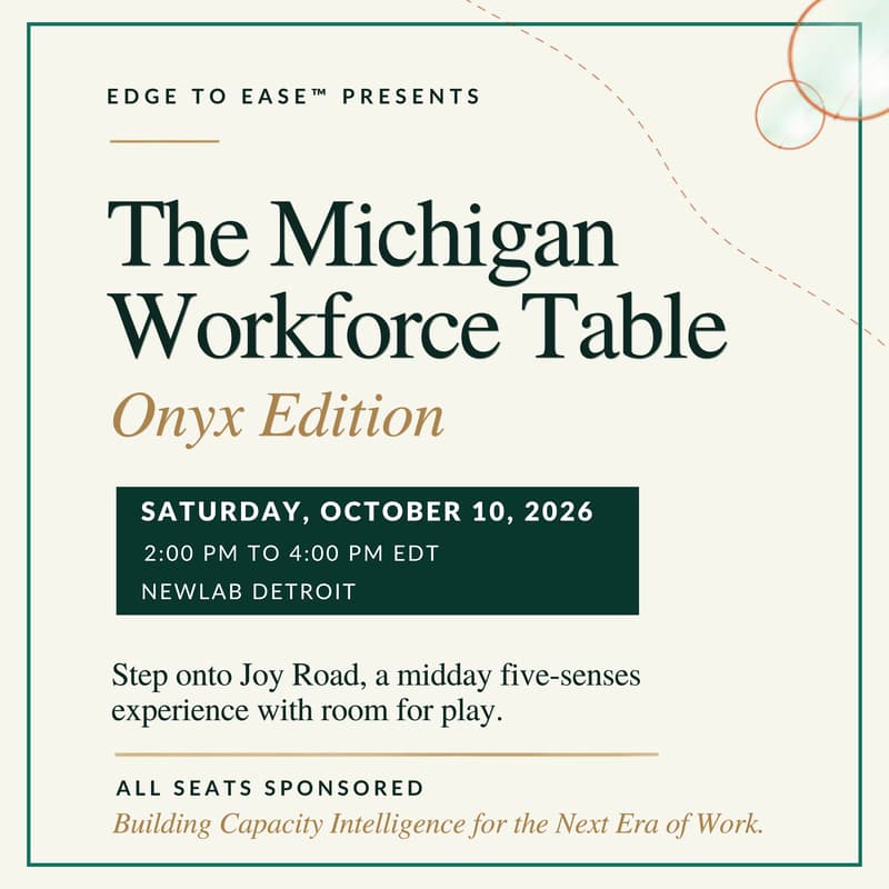 Cover Image for The Michigan Workforce Table, Onyx Edition