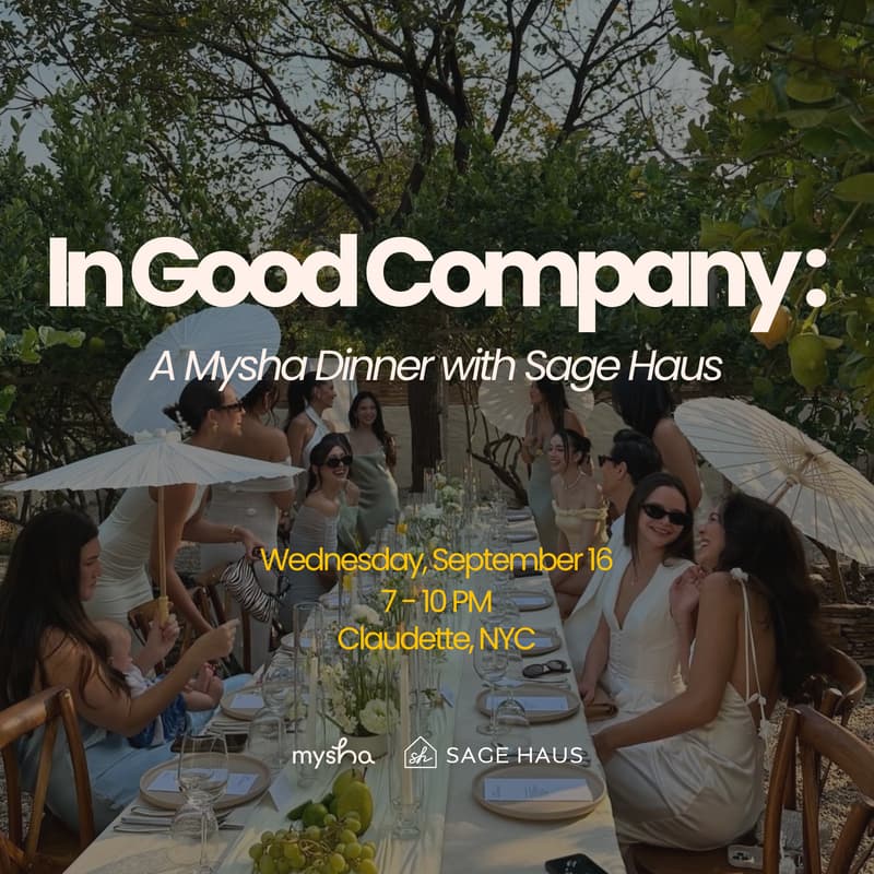 Cover Image for NYC: In Good Company: A Mysha Dinner with Sage Haus