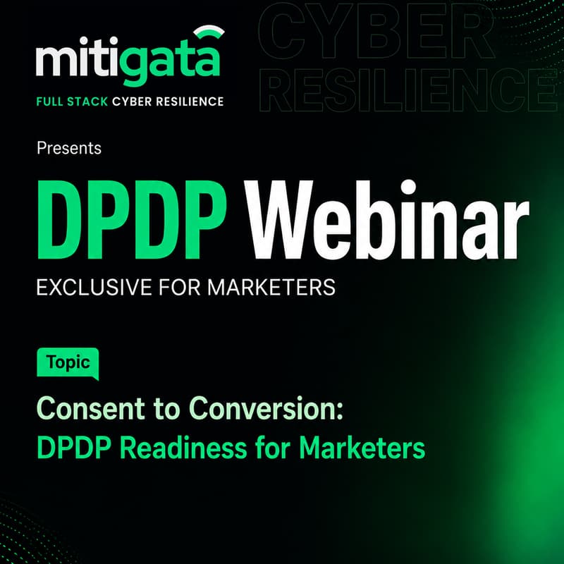 Cover Image for Free Webinar | DPDP Readiness for Marketers