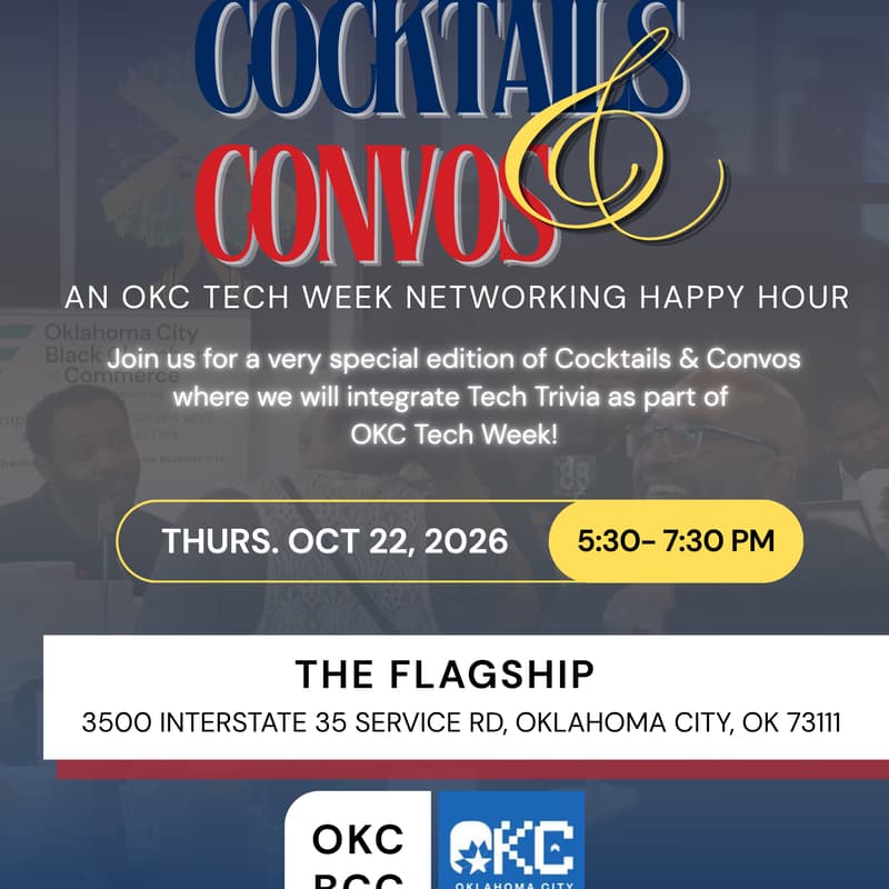 Cover Image for Cocktails & Convos: OKC Tech Week Edition