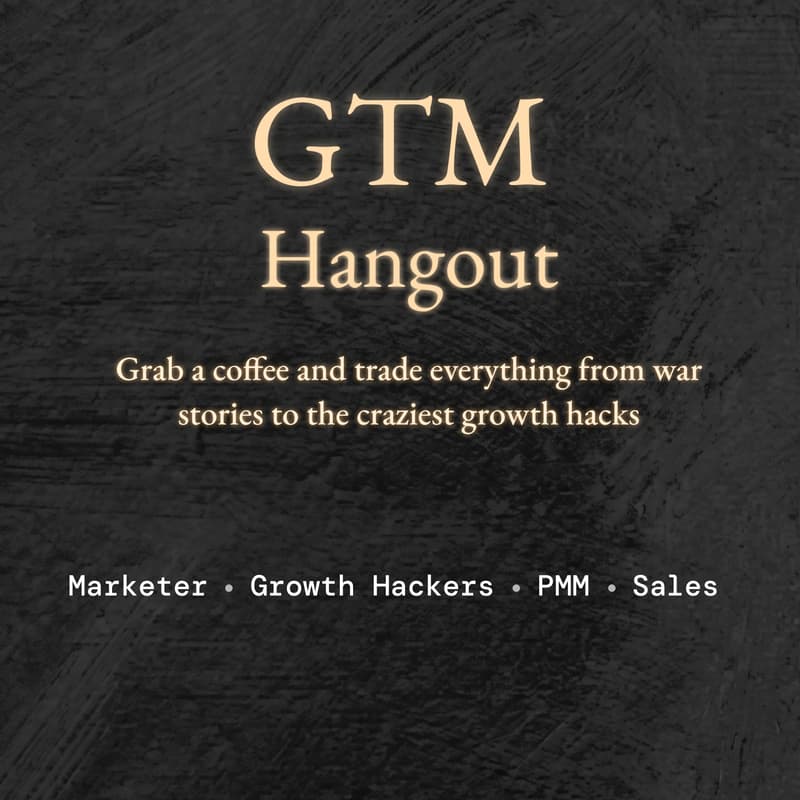 Cover Image for GTM Networking Hangout