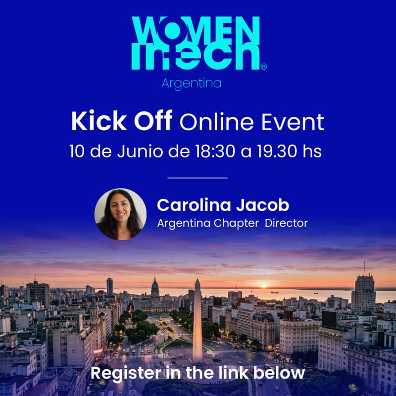 Cover Image for Women in Tech Argentina | Kick Off Online Event