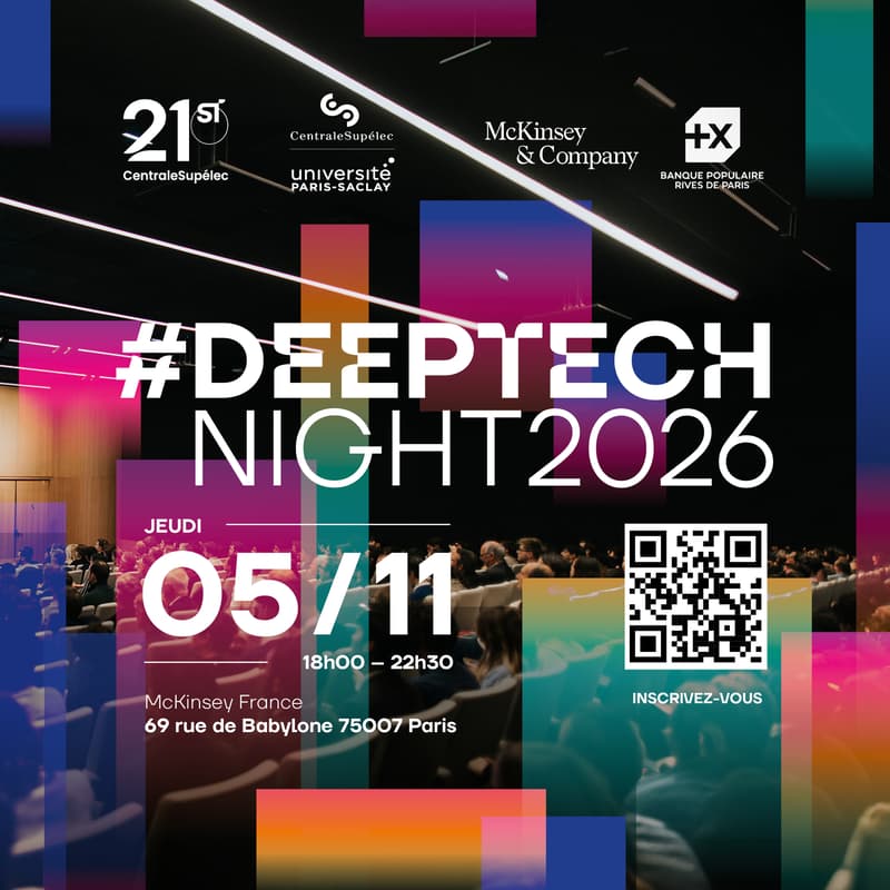 Cover Image for DeepTech Night 2026, by CentraleSupélec | Building Europe's next scientific champions
