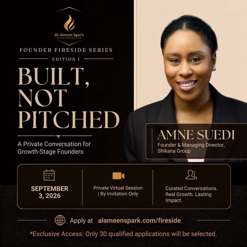 Cover Image for Founder Fireside Series — Edition I | "Built, Not Pitched"