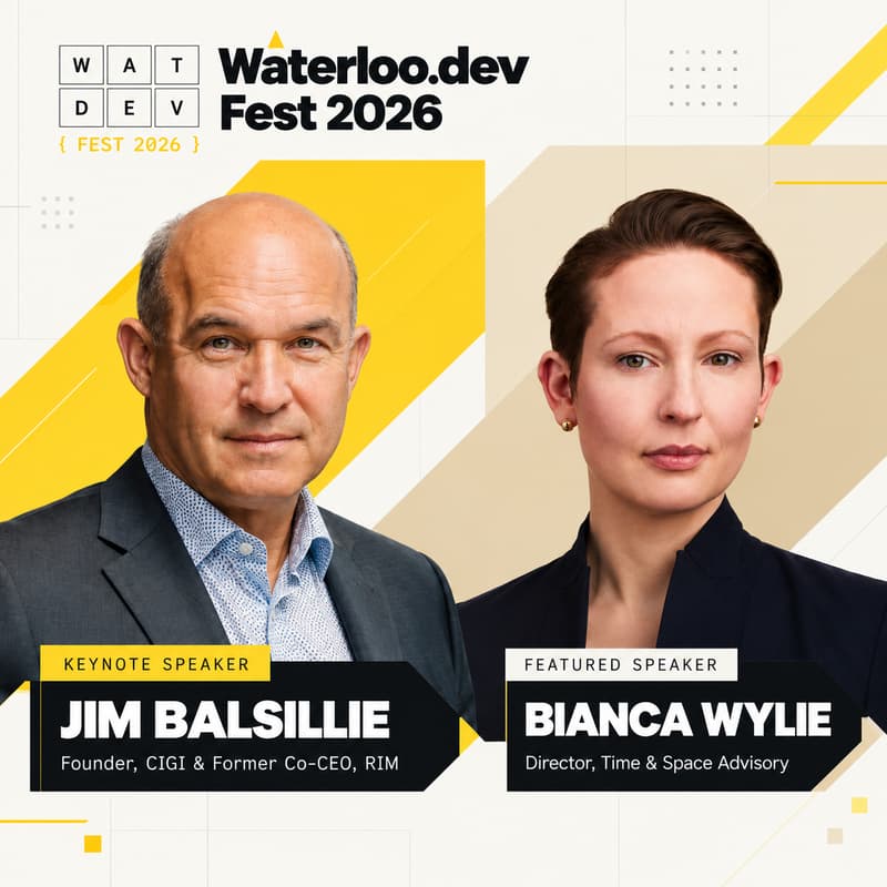 Cover Image for Waterloo.Dev Fest: Who Gets to Build, Own, and Define the Future?