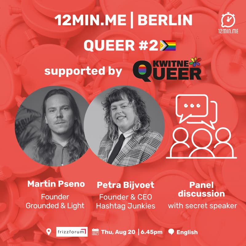 Cover Image for 12MIN.ME | BERLIN | QUEER 🌈 #2