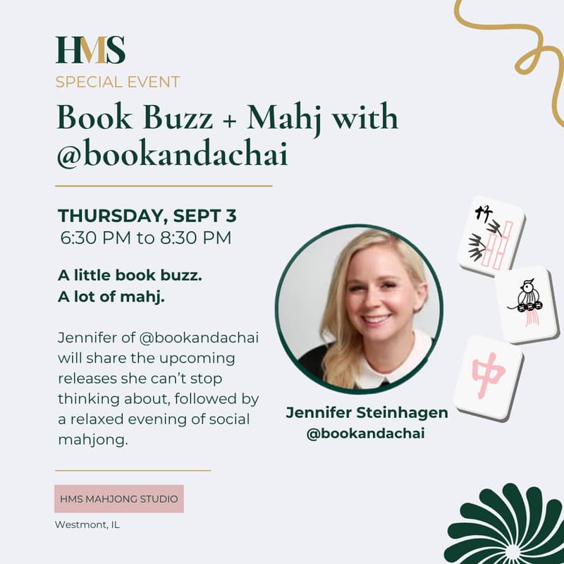 Cover Image for Book Buzz + Mahj with @bookandachai